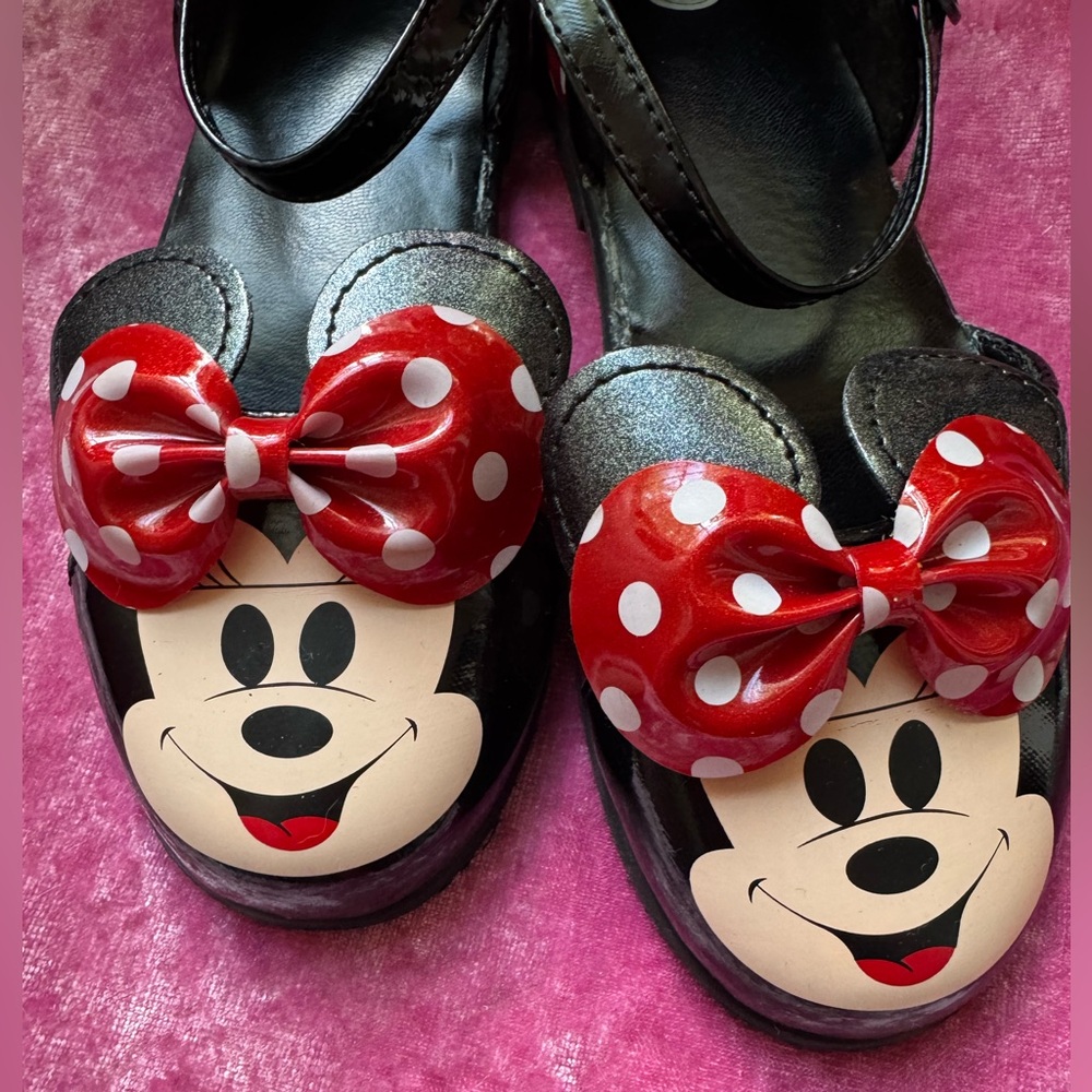 Minnie Mouse shoes Disney Store Dress World polka dot costume 13 1 Disneyland
